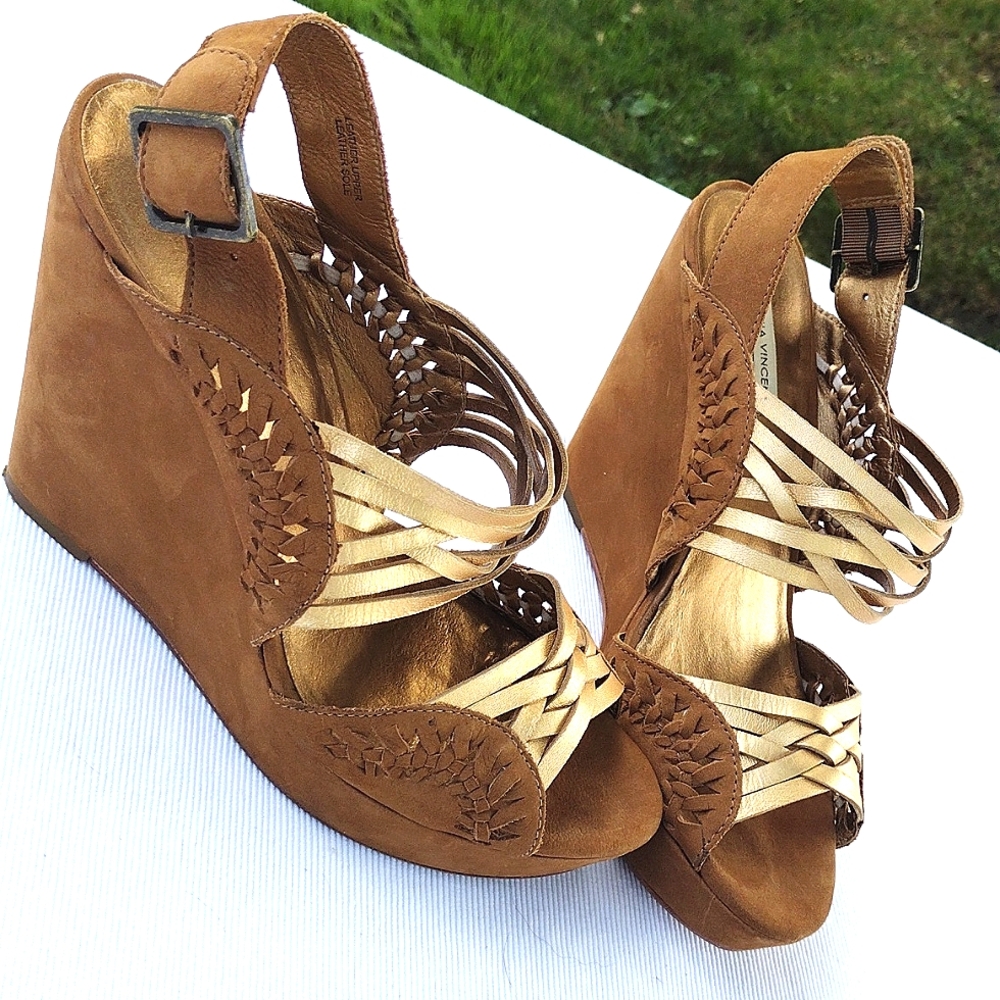 Cynthia Vincent High Wedge Heels